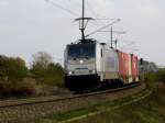 Am 6.11.2014 kam die 186 289-5 von der METRANS (Railpool) aus Richtung Stendal und fuhr weiter in Richtung Salzwedel .