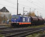 Am 13.11.2014 kam die 185 409-0 von der Raildox aus Richtung Wittenberge nach Stendal und fuhr weiter in Richtung Magdeburg .