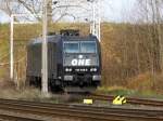 Am 21.11.2014 war die 185 546-9 von der OHE Cargo(MRCE Dispolok) bei Borstel abgestellt .