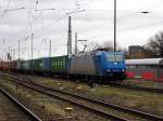 Am 29.01.2015 kam die 185 CL 004 von der ITL aus Richtung Magdeburg nach Stendal und fuhr weiter in Richtung Salzwedel ,