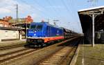 Am 10.04 .2015 kam die 185 409-0 von Raildox aus Richtung Magdeburg nach Stendal und fuhr weiter in Richtung Wittenberge .