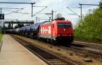 Am 13.05.2014 kam die 185 589-9 von der HGK aus Richtung Braunschweig nach Niederndodeleben und fuhr weiter in Richtung Magdeburg .