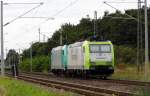 Am 15.09.2015 kamen die 185 611-1 von der ITL und die 185 543-6 von der CAPTRAIN (ITL) aus der Richtung Stendal nach Demker und fuhr weiter in Richtung Magdeburg .