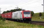 Am 23.09.2015 kam die 185 598-0 von der ITL aus der Richtung Magdeburg nach Demker und fuhr weiter in Richtung Stendal .