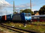 Am 29.09.2015 kam die 185 522-0 von der ITL aus Richtung Magdeburg nach Stendal und fuhr weiter in Richtung Salzwedel.