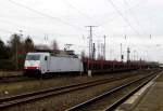 Am 12.03.2016 kam die 185 581-6 von der ITL aus Richtung  Hannover nach Stendal und fuhr weiter in Richtung Magdeburg .