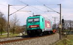 Am 14.04.2016 kamen die 185 513-9 und die 185 612-9 von Emons aus Richtung Wittenberge und fuhr weiter in Richtung Stendal .