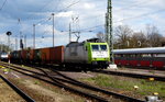 Am 17.04.2016 kam die 185 542-8 von CAPTRAIN aus Richtung  Magdeburg   nach Stendal und fuhr weiter in Richtung   Salzwedel  .