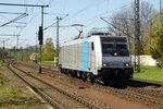Am 21.04.2016 kam die 185 692-1 von der CargoNet AS, (Railpool)  aus der Richtung Helmstedt nach Wefensleben und fuhr weiter in Richtung Magdeburg .