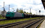 Am 25.04.2016 kam die 185 609-5 von der  MKB aus Richtung  Hannover nach Stendal und fuhr weiter in Richtung Magdeburg .