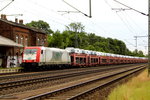 Am 16.06.2016 kam die 185 649-1 von der ITL aus Richtung Magdeburg nach Niederndodeleben und fuhr weiter in Richtung Braunschweig .