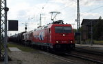 Am 26.06.2016 kam die 185 585-7 von der HGK (RHC) aus Richtung Salzwedel nach Stendal und fuhr weiter in Richtung Berlin .