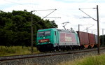 Am 01.07.2016 kam die 185 612-9 von Emons  aus Richtung Stendal und fuhr nach Wittenberge .
