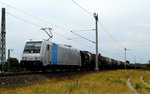 Am 08.07.2016 kam die 185 686-3 von der Lokomotion Gesellschaft für Schienentraktion mbH, (Railpool)   aus Richtung Salzwedel und fuhr nach Stendal .