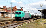 Am 09.07.2016 kam die 185 611-1 von der ITL  aus Richtung Magdeburg nach Stendal und fuhr weiter in Richtung Salzwedel .