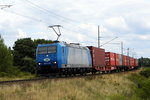 Am 12.07.2016 kam die 185 CL 004 von der ITL aus Richtung Stendal und fuhr nach Salzwedel .