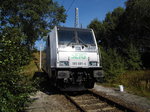 Am 08.09.2016 die 185 681-4 von der SETG (Railpool) in Borstel .
