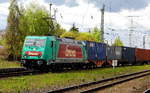 Am 29.04.2017 kam die  185 612-9 von Emons aus Richtung Wittenberge nach Stendal und fuhr weiter in Richtung Magdeburg .