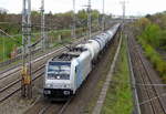 Am 09.05.2017 kam die 185 717-6 von der CTL Logistics GmbH, (Railpool)  aus Richtung Stendal und fuhr weiter in Richtung Salzwedel .