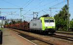Am 02.06.2017 kam die 185 543-6 von CAPTRAIN  aus Richtung Braunschweig nach Niederndodeleben und fuhr weiter in Richtung Magdeburg .