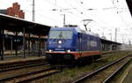 Am 01.11.2017 kam die 185 419-9 von  Raildox aus Richtung Magdeburg nach Stendal und fuhr weiter in Richtung Salzwedel .