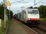 Am 1.08.2014 kamen die E 186 240 und die E 186 110 von der Ruhtalbahn (Railpoll)  aus Richtung Magdeburg nach Niederndodeleben und fuhr weiter in Richtung Braunschweig .