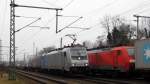 Am 15.02.2015 kam die E 186 143-4 von Railpool aus Richtung Braunschweig nach Niederndodeleben und fuhr weiter in Richtung Magdeburg .