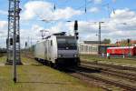 Am 02.05.2015 kam die E 186 271-3 von der Railpool aus Richtung Salzwedel nach Stendal und fuhr weiter in Richtung Magdeburg .