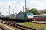 Am 29.08.2015 kamen die 145 094-9 von der CAPTRAIN (ITL) und die E 186 133 von der ITL aus Richtung Magdeburg nach Stendal und fuhr weiter in Richtung Wittenberge.