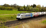 Am 26.04.2016 kam  die E 186 455-2 von METRANS (Railpool)   aus Richtung Hannover und fuhr weiter in Richtung Stendal .