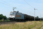 Am 22.07.2016 kam die E 186 147-5 von der  HSL Logistik (Railpool)  aus Richtung Salzwedel und fuhr nach Stendal .