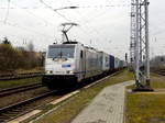 Am 23.03.2017 kam die 186 433-9 von  METRANS ( Railpool) aus Richtung  Salzwedel nach Stendal und fuhr weiter in Richtung Magdeburg .