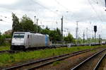 Am 25.05.2017 fuhr die 186 429-7 von der HSL Logistik GmbH, (Railpool) von Stendal in Richtung Berlin .