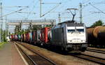 Am 02.06.2017 kam die E 186 289-5 von METRANS (Railpool)  aus Richtung Braunschweig nach Niederndodeleben und fuhr weiter in Richtung Magdeburg .
