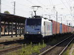 Am 03.09.2017 kam die 186 437-0 von METRANS (Railpool) aus Richtung Magdeburg nach Stendal und fuhr weiter in Richtung Salzwedel .