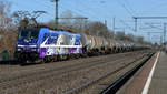 Am 25.02.2021 kam die 186 423-0 von der RTB CARGO GmbH, (Railpool GmbH,) aus Richtung Magdeburg nach Niederndodeleben und fuhr weiter in Richtung Braunschweig .