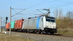 Am 03.03.2021 kam die 186 535-1 von METRANS (Railpool GmbH,)  aus Richtung Wittenberge und fuhr weiter in Richtung Stendal .