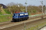  Am 12.04.2018 kam die 110 428-0 von der TRI Train Rental GmbH,  aus Richtung Wittenberge nach Stendal und fuhr weiter in Richtung Braunschweig .
