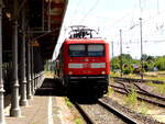 Am 02.07.2018 stand die 112 131 von DB Regio in Stendal .