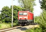 Am 31.07.2014 kam die 114 006-0 von der DB  Lz aus Richtung Stendal und fuhr nach Salzwedel .