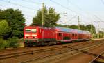 Am 06.08.2015 kam die 114 035-9 von der DB aus Richtung Braunschweig nach Niederndodeleben und fuhr weiter in Richtung Magdeburg .