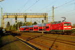Am 17.10.2017 kam die 112 164  von   DB Regio AG, aus Richtung Magdeburg nach Niederndodeleben und fuhr weiter in Richtung Braunschweig .