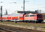 Am 15.03.2017 kam die 115 350-1   aus Richtung Wittenberge nach Stendal und fuhr weiter in Richtung Berlin .