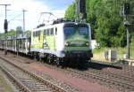Am 3.06.2014 kam die 140 002-7 von der SUNRAIL aus der Richtung Helmstedt nach Wefensleben und fuhr weiter in Richtung Magdeburg .