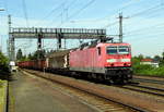 Am 18.05.2017 kam die 143 653-4 von der DB Cargo aus Richtung  Braunschweig nach Niederndodeleben und fuhr weiter in Richtung Magdeburg .