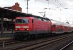 Am 29.09.2015 kam die 143 825-8 von der DB aus Richtung Magdeburg nach Stendal und fuhr weiter in Richtung Wittenberge.