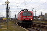 Am 27.02.2017 kam die 143 658-3 von der DB Regio  aus Richtung Wittenberge nach Stendal und fuhr weiter in Richtung  Magdeburg .