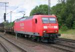 Am 3.06.2014 kam die 145 062-6 von der Railion aus der Richtung Helmstedt nach Wefensleben und fuhr weiter in Richtung Magdeburg .