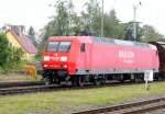 Am 16.08.2014 kam die 145 029-5 von der Railinon aus Richtung Hannover nach Stendal und fuhr weiter in Richtung  Magdeburg  .