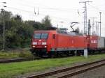 Am 20.09.2014 kam die 145 079-0 von der DB aus Richtung Salzwedel nach Stendal und fuhr weiter in Richtung Magdeburg .